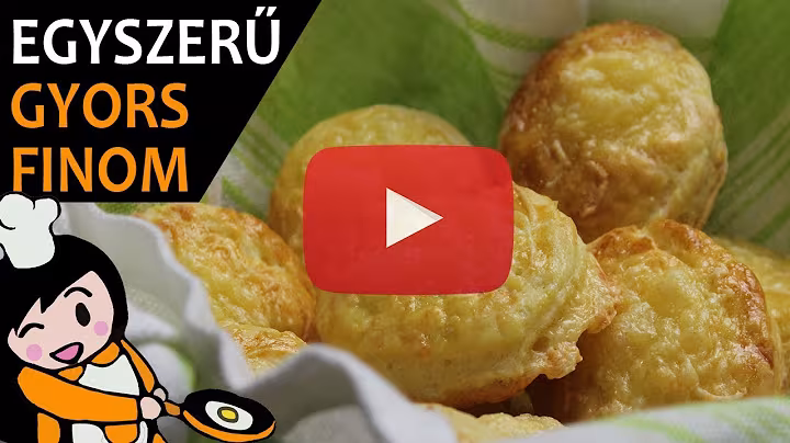 Sajtos pogácsa - Recept Videók