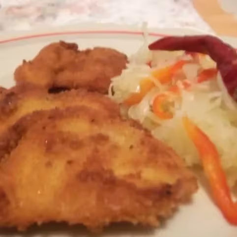 Rántott hús csalamádéval Recept képpel | Mindmegette.hu