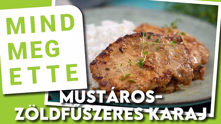 Mustáros-zöldfűszeres karaj | Mindmegette.hu