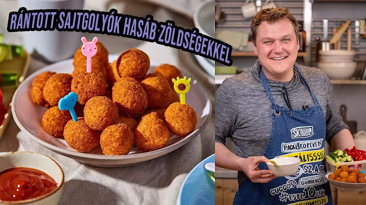 Rántott 🧀SAJTGOLYÓK🧀  hasáb zöldségekkel🥒