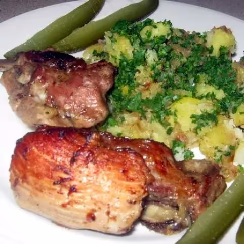 Sült oldalas pirított burgonyával Recept képpel | Mindmegette.hu