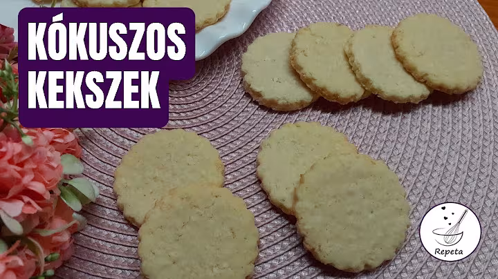 Kókuszos kekszek 🥥🍪 finom keksz, kevés munkával