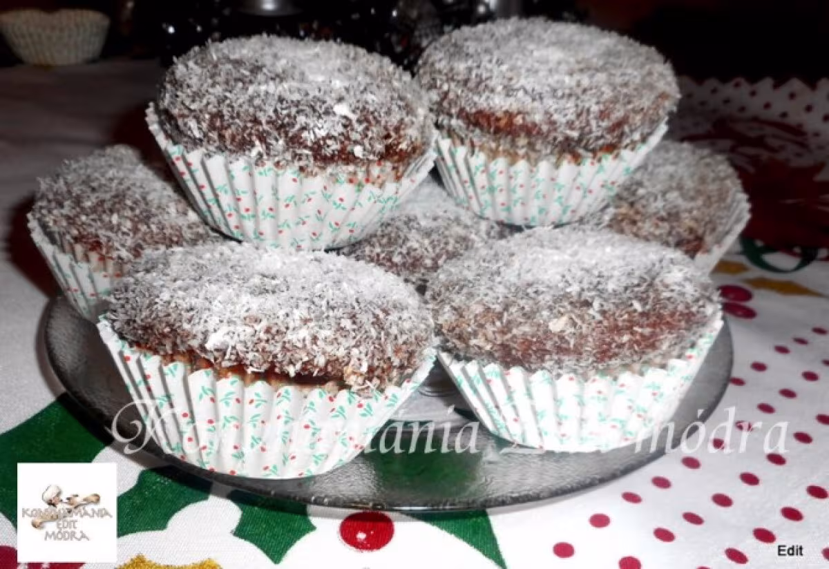 Kókuszkocka-muffin VnéEdit konyhájából