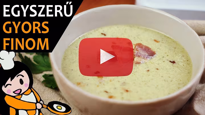 Brokkoli krémleves - Recept Videók