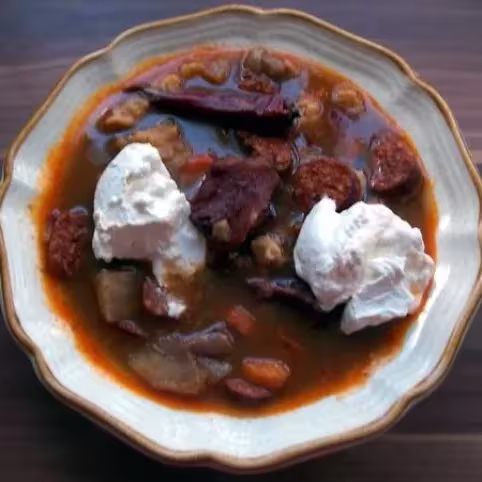 Jókai bableves csipetkével Recept képpel | Mindmegette.hu