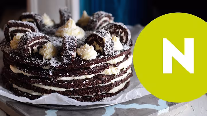 Kókuszos keksztekercstorta recept | Nosalty