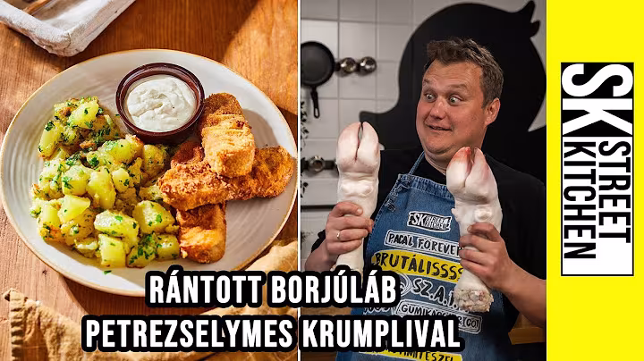 Rántott BORJÚLÁB 🐄 petrezselymes krumplival és TARTÁRRAL 🤠