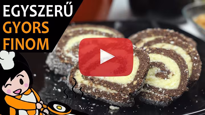 Kókuszos keksztekercs - Recept Videók