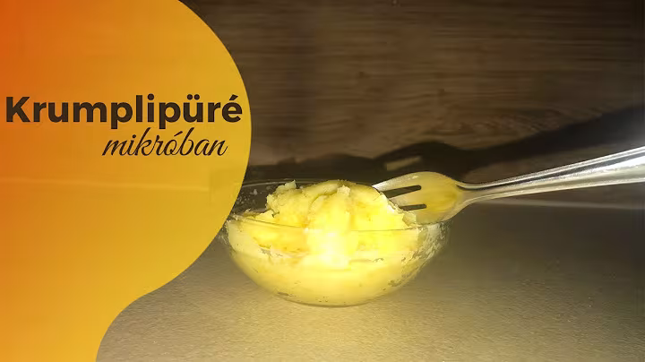 Krumplipüré (főtt krumpli) mikróban - Mikrós főtt krumpli, krumplipüré recept - mikrózz.hu