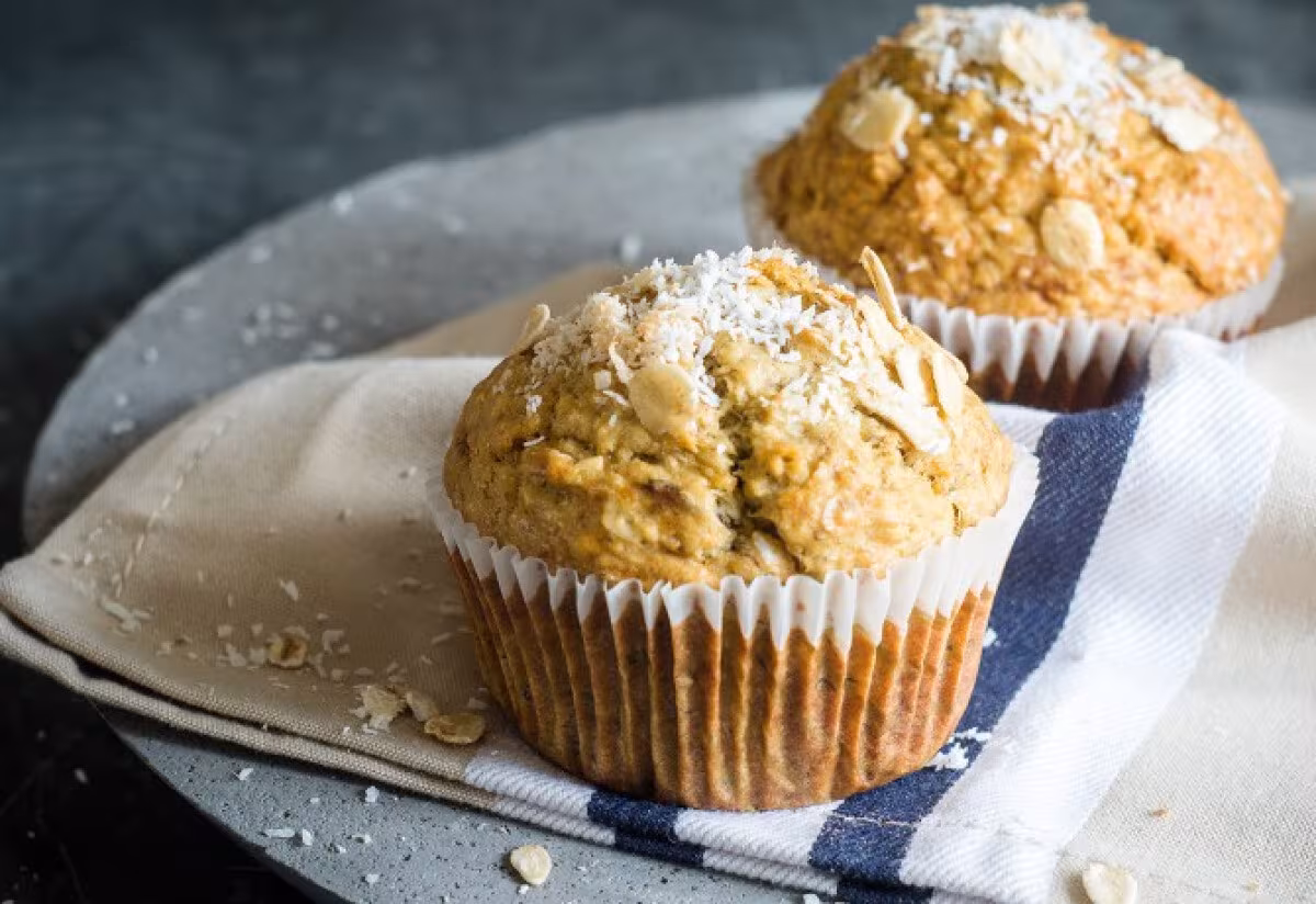 Kókuszos banánmuffin