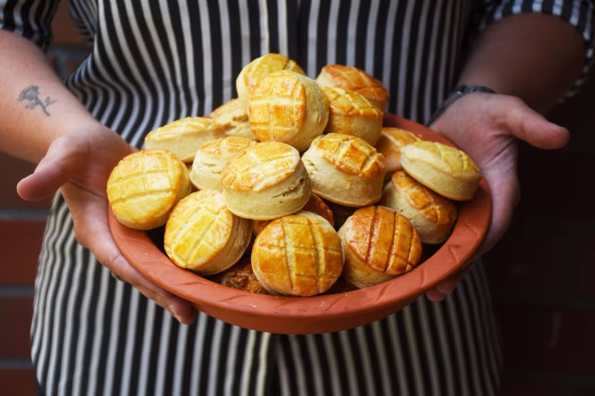 Bögrés vajas pogácsa