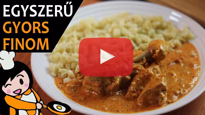 Tejfölös csirkepaprikás - Recept Videók