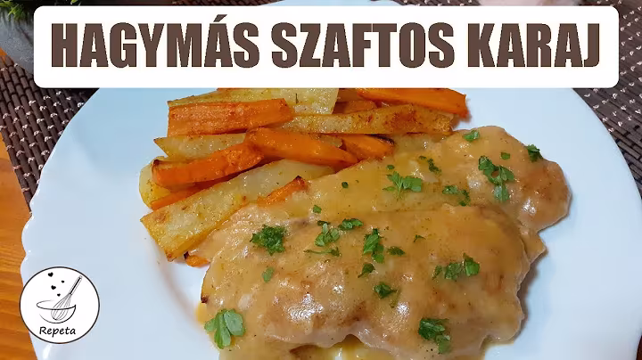 Hagymás szaftos karaj recept 🧅🍖 egyszerű és isteni finom!