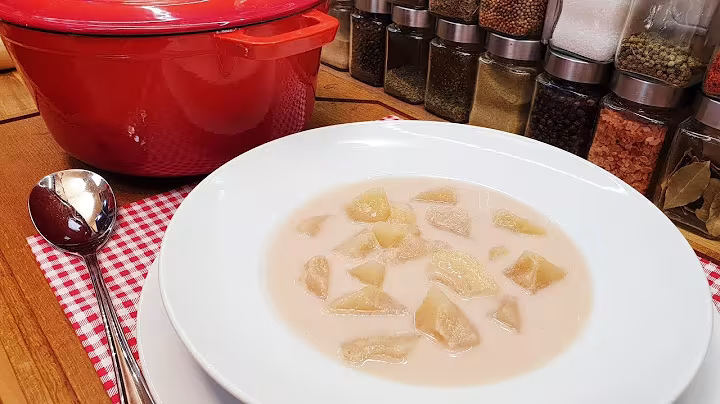 Gyümölcsleves hideg almaleves @Szoky konyhája