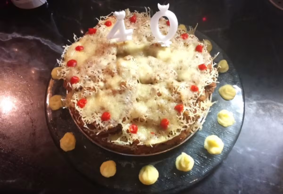 Rántott husi torta