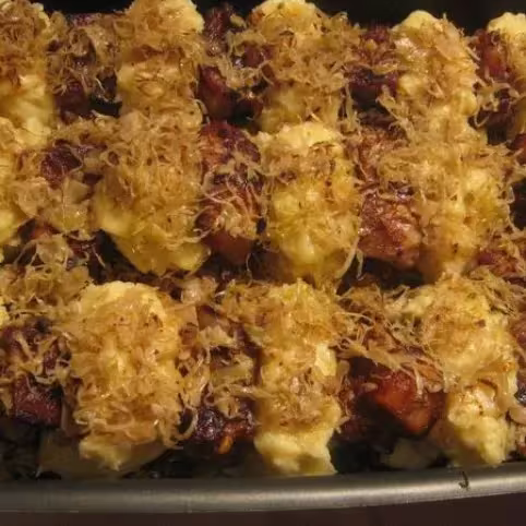 Sült oldalas pirított káposztával és gancával Recept képpel | Mindmegette.hu